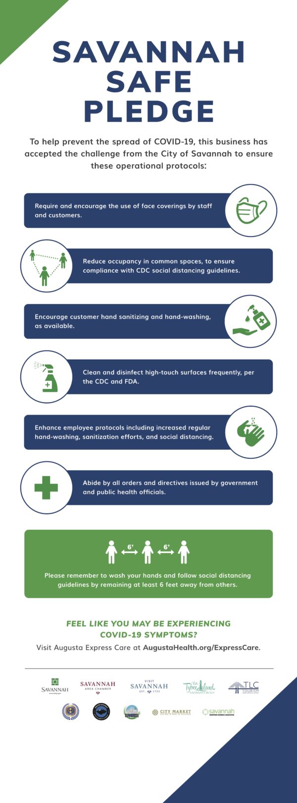 Service Emperor Takes the Savannah Safe Pledge